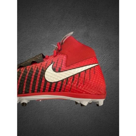 Nike Lunarbeast Strike Pro TD Mens 13 Football Cleats Red Black 847554-230 - Picture 14 of 16